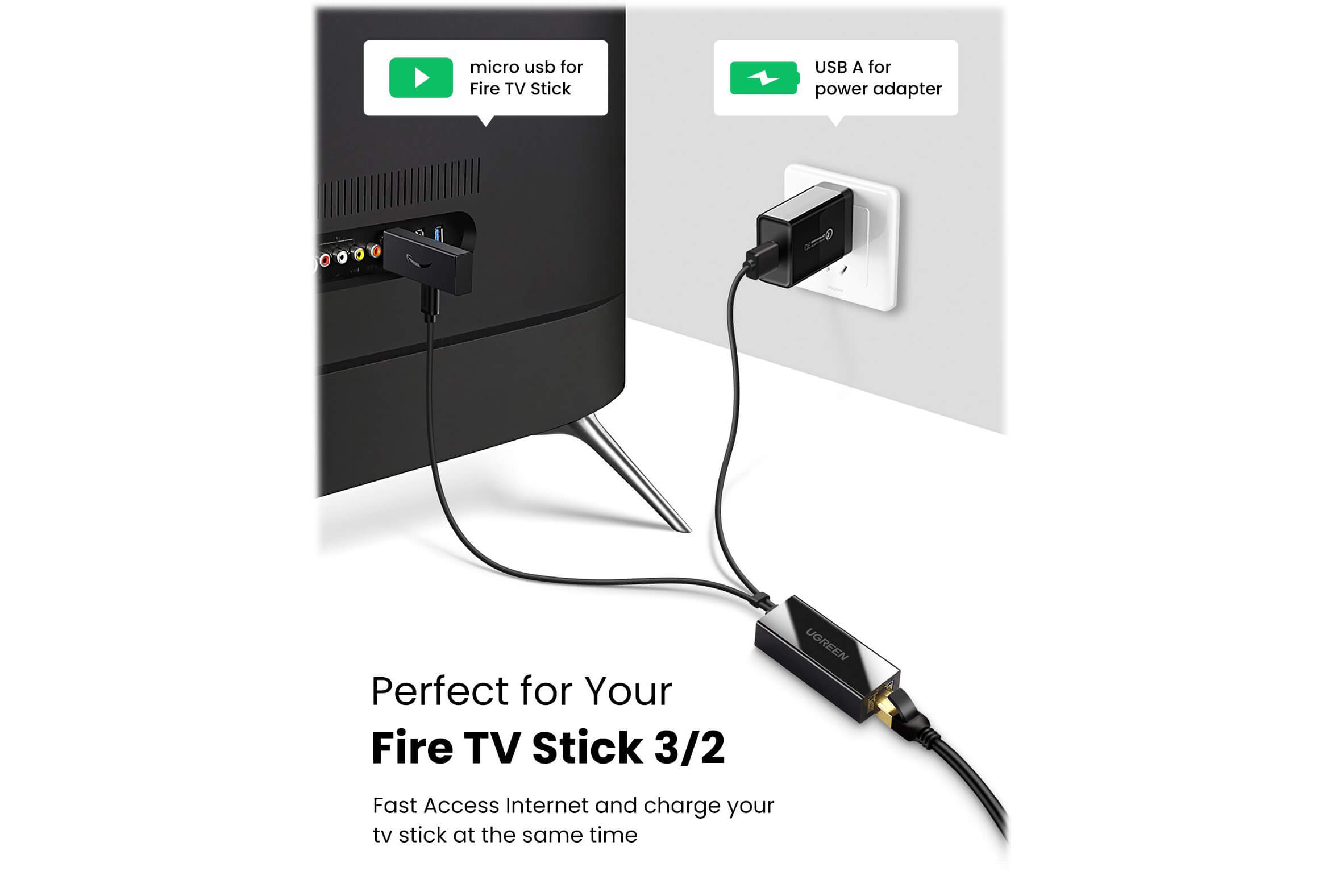 USB LAN RJ45 адаптер Eurosky RTLB Мб/с